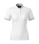 Koszulka ze stójką Malfini Diamond 274 w kolorze białym przód