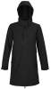 Długa kurtka softshell damska NE03794 czarna z własnym nadrukiem logo