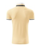 Koszulka malfini collar up w kolorze bourbon vanilla tył