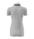 Koszulka Malfini collar up w kolorze jasnoszarym tył