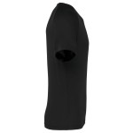 Koszulka sportowa PA438 w kolorze czarnym bok