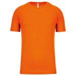 Koszulka sportowa PA438 w kolorze fluorescencyjny pomarańczowym przód