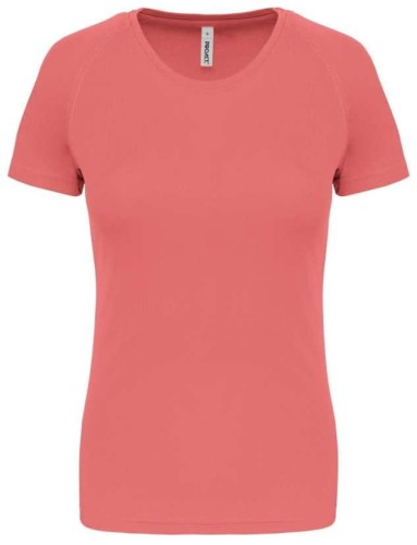 Koszulka sportowa PA439 w kolorze koralowym przód