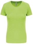 Koszulka sportowa PA439 w kolorze limonkowym przód