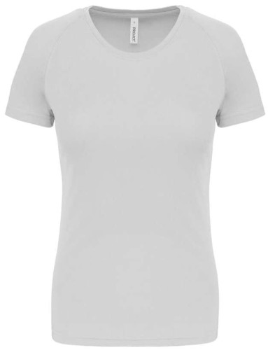 Koszulka sportowa PA439 w kolorze białym przód