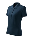 Koszulka Polo Cotton w kolorze granatowym bok