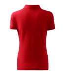 Koszulka Polo Cotton w kolorze czerwonym tył
