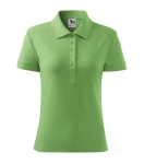 Koszulka Polo Cotton w kolorze groszkowym przód