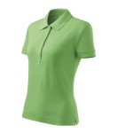 Koszulka Polo Cotton w kolorze groszkowym bok