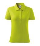 Koszulka Polo Cotton w kolorze limonkowym przód