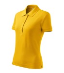 Koszulka Polo Cotton w kolorze żółtym bok