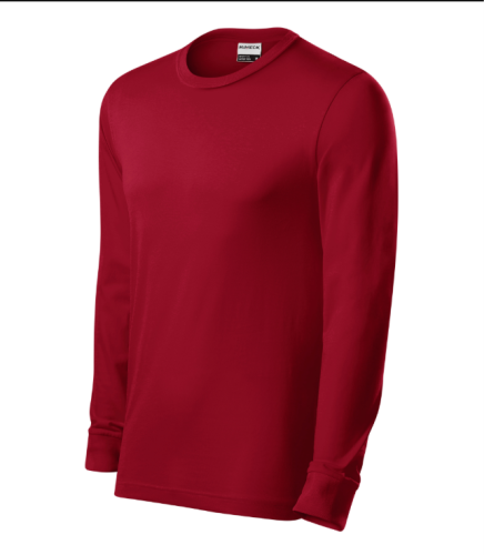 Koszulka robocza z długim rękawem RO5 w kolorze marlboro czerwonym bok