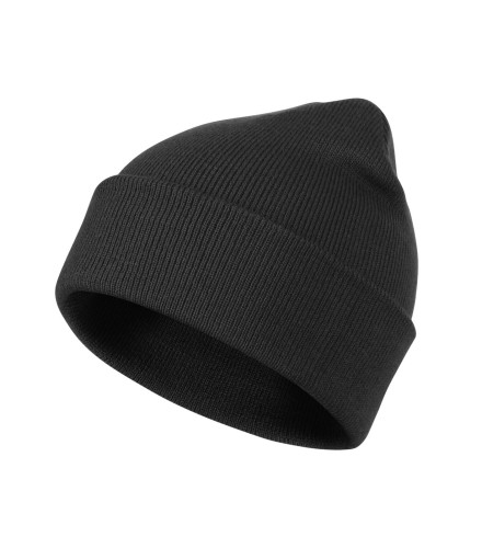 Czapka beanie w kolorze ebony gray bok