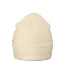 Czapka beanie w kolorze migdałowym tył