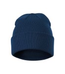 Czapka beanie w kolorze ciemnoniebieskim przód