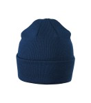 Czapka beanie w kolorze ciemnoniebieskim tył