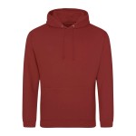 Bluza z kapturem AWJH001 w kolorze Brick Red przód