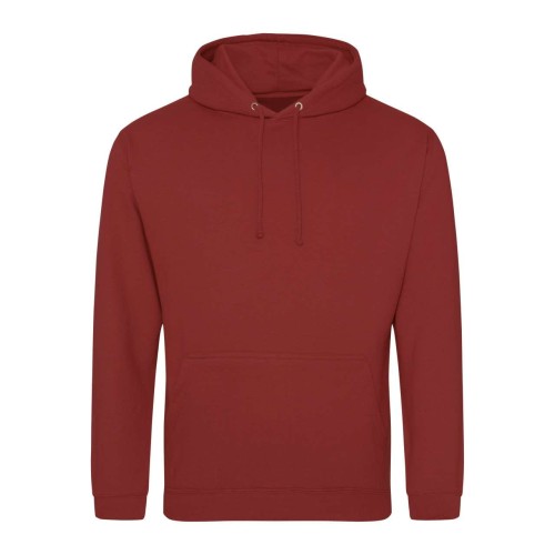 Bluza z kapturem AWJH001 w kolorze Brick Red przód