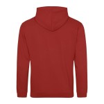 Bluza z kapturem AWJH001 w kolorze Brick Red tył