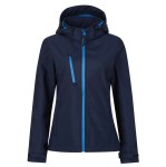 Kurtka softshell Retra702  w kolorze Navy/French Blue przód