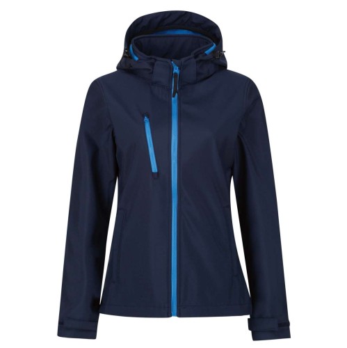 Kurtka softshell Retra702  w kolorze Navy/French Blue przód