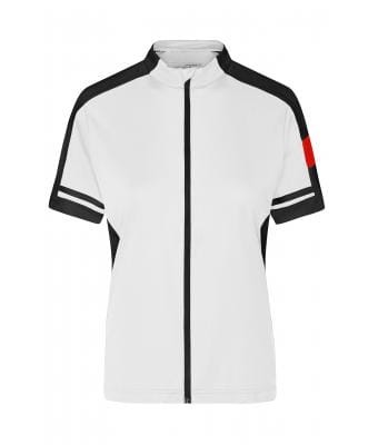 Koszulka rowerowa JN453  w kolorze białym przód