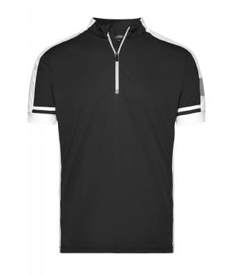 Koszulka rowerowa JN452 w kolorze czarnym przód