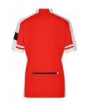 Koszulka rowerowa JN451 w kolorze czerwonym tył