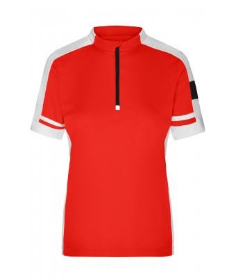 Koszulka rowerowa JN451 w kolorze czerwonym przód