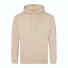 Bluza z kapturem College unisex z nadrukiem/haftem logo - AWJH001 - nude