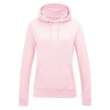 Bluza z kapturem College damska z własnym nadrukiem/haftem logo - AWJH001F - baby pink