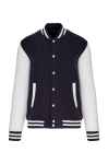 Bluza bejsbolówka KA498 w kolorze Navy/White przód