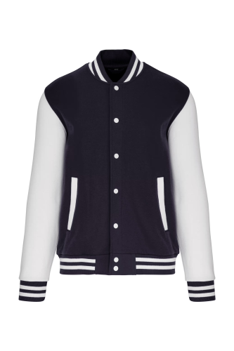 Bluza bejsbolówka KA498 w kolorze Navy/White przód