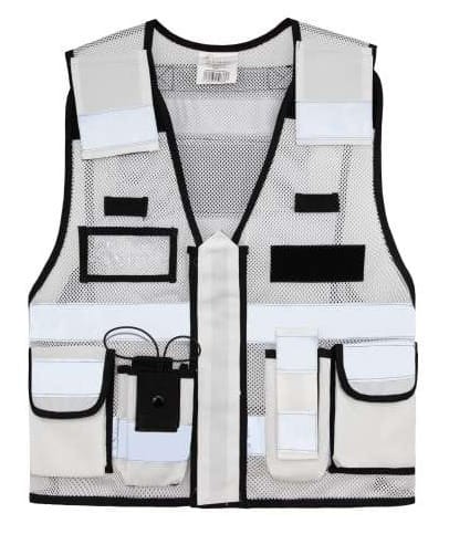 Kamizelka taktyczna KXMTAC w kolorze białym przód