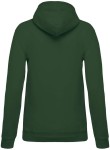 Bluza z kpaturem KA473 w kolorze Forest Green tył