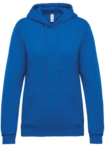 Bluza z kpaturem KA473 w kolorze Light Royal Blue przód