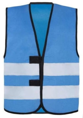 Kamizelka odblaskowa KXFW w kolorze niebieskim przód