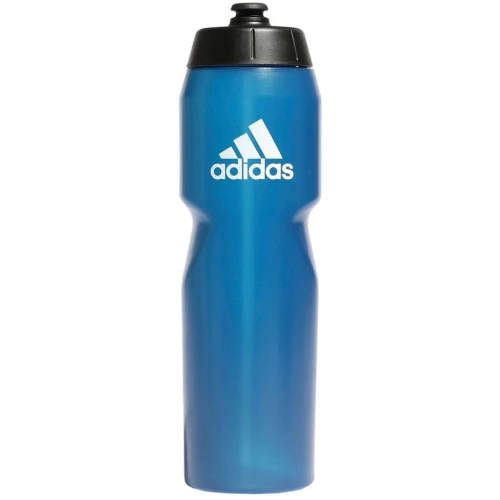 Bidon Adidas HT3520 w kolorze niebieskim przód
