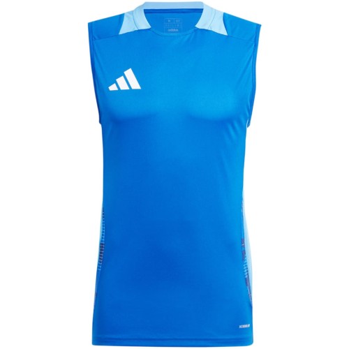 Koszulka treningowa Adidas Tiro 24 w kolorze niebieskim przód