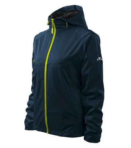 Kurtka softshell Malfini Cool 514 w kolorze granatowym bok