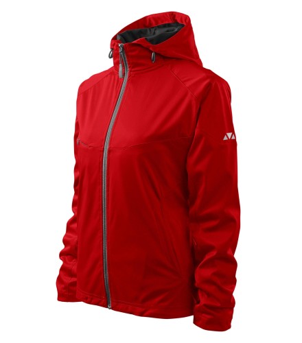 Kurtka softshell Malfini Cool 514 w kolorze czerwonym bok