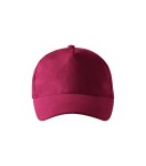 Czapka z daszkiem Malfini 5P 307  w kolorze garnet przód