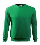 Bluza bez kaptura dziecięca Malfini 406 Essential w kolorze zieleni traw przód