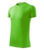 Koszulka slim fit męska z nadrukiem/haftem logo firmy - Malfini Viper 143 - Green Apple #Polecamy