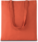 Torba na zakupy KI0223 w kolorze przygaszonej pomarańczy