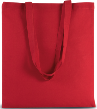 Torba na zakupy 130 g/m2 z nadrukiem logo firmy - KI0223 - czereśniowa