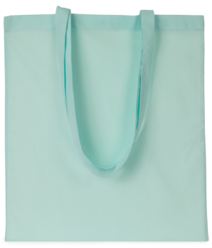 Torba na zakupy 130 g/m2 z nadrukiem logo firmy - KI0223 - miętowa