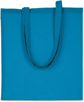 Torba na zakupy 130 g/m2 z nadrukiem logo firmy - KI0223 - intensywny niebieski