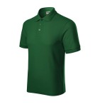 Koszulka polo robocza Rimeck R22 w kolorze zieleni butelkowej bok