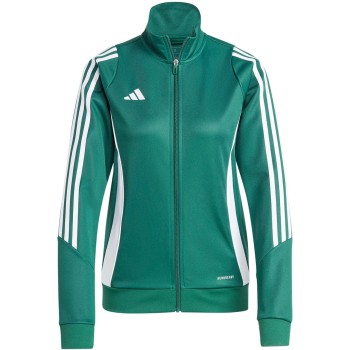 Bluza treningowa damska adidas Tiro 24 Training z nadrukiem herbu klubu - Tiro 24 - Zielona